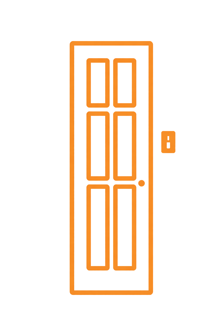 Door frames and light switches cleaning add-on